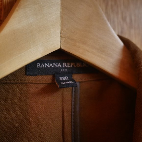 Banana Republic - Brown Blazer Coat 38R - Picture 3 of 4